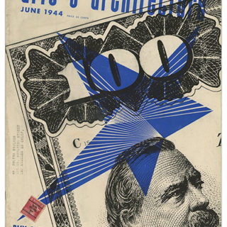 ARTS AND ARCHITECTURE, June 1944. Julius Shulman’s Copy; Herbert Matter Cover.