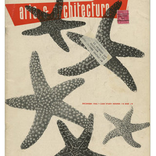 ARTS AND ARCHITECTURE, December 1945. Julius Shulman’s Copy; Herbert Matter Cover Design.