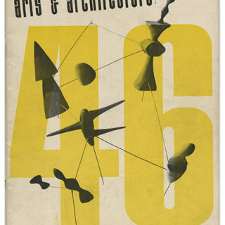 ARTS AND ARCHITECTURE,  January 1946. Julius Shulman’s Copy; Herbert Matter Cover Designer.