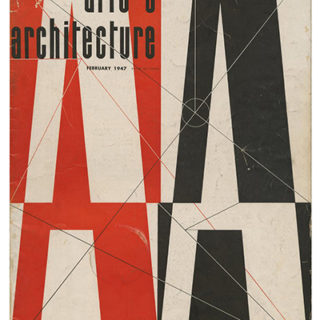 ARTS AND ARCHITECTURE, April 1947. Julius Shulman’s Copy, Herbert Matter [Cover Designer].