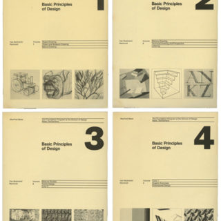 Maier, Manfred: BASIC PRINCIPLES OF DESIGN. New York: Van Nostrand Reinhold Company, 1977. 4 Volume Set in Slipcase.
