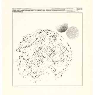 Weingart, Wolfgang: BLATT 18. Basle: W. Weingart, Mai 1972. Poster [serie 3 Dokumentation 1960 – 1970 / Arbeiten von  W. Weingart ICTA, Auflage: 75 Exemplare]. 