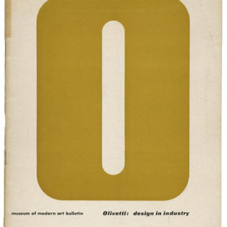 OLIVETTI: DESIGN IN INDUSTRY. The Museum of Modern Art Bulletin, Vol. XX, No. 1, Fall 1952. Special Issue designed by Leo Lionni.