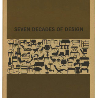 Neuhart, John [Designer]: SEVEN DECADES OF DESIGN. Long Beach, CA: Long Beach Museum of Art with the California Arts Commission, [1967].