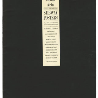 School of Visual Arts: 12 SCHOOL OF VISUAL ARTS SUBWAY POSTERS [Collector’s Edition]. New York: SVA Scholarship Fund, 1986.