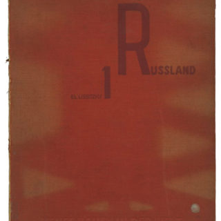 Lissitzky, El: RUSSLAND [Die Rekonstruktion der Architektur in der Sowjetunion]. Vienna: Anton Schroll & Co., 1930.