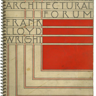ARCHITECTURAL FORUM January 1938. Frank Lloyd Wright [Guest Author, Editor and Designer] Special Issue.