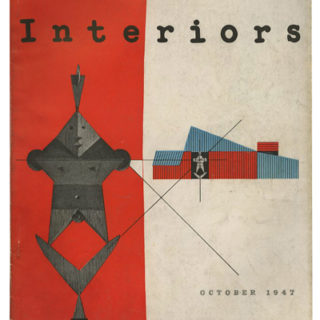 INTERIORS + INDUSTRIAL DESIGN October 1947. Robert Swanson & Pipsan Saarinen Swanson for Johnson Furniture.