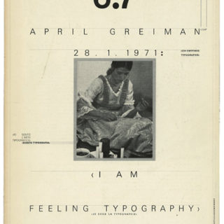 TM 1973 6.7. Wolfgang Weingart [Cover Designer]: Typografische Monatsblätter / Schweizer Graphische Mitteilungen / Revue suisse de l’imprimerie. TM Communication 6: Franz Ringwald, Basel. 7 typografische Inserate für das Telefonbuch.