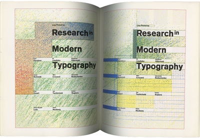 TM 1986 4. Lisa Pomeroy: Wege zur Typografie  [Typographic Process] 4. Typografische Monatsblätter / Schweizer Grafische  Mitteilungen / Revue suisse de l'imprimerie. Zürich: Printing and Paper  Union of Switzerland. Offprint.