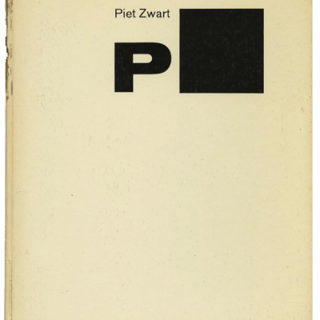 ZWART, Piet. Fridolin Müller: PIET ZWART. Teufen: Verlag Arthur Niggli AG, 1966. The definitive Monograph.