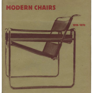 MODERN CHAIRS 1918 – 1970. Boston: Boston Book and Art, 1971. Richard Hollis [Designer].