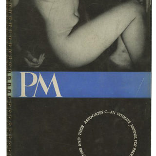 PM / A-D: October 1936. New York: The Composing Room/PM Publishing Co. Photogravure insert by Samuel Bernard Schaeffer