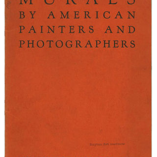 MURALS BY AMERICAN PAINTERS AND PHOTOGRAPHERS. Museum of Modern Art, May 1932. First Edition [2,000 copies]. Essays by Lincoln Kirstein and Julien Levy.  (Duplicate)