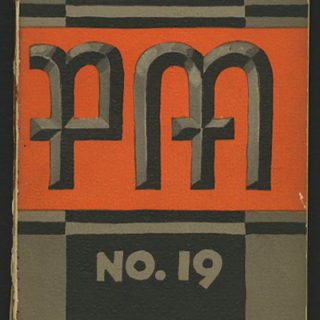 PM / A-D: March 1936. New York: The Composing Room/P.M. Publishing Co. Lucian Bernhard cover and 24-page insert.