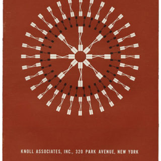 KNOLL. Herbert Matter [Designer]: KNOLL ASSOCIATES, INC., 320 PARK AVENUE, NEW YORK. New York: Knoll Associates, Inc., [c. 1966].