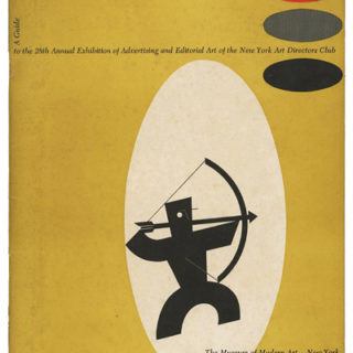 Sutnar, Ladislav [Designer]: A GUIDE TO THE 28TH ANNUAL EXHIBITION OF ADVERTISING AND EDITORIAL ART OF THE NEW YORK ART DIRECTORS CLUB. New York: The Museum of Modern Art with The Art Directors Club, March 1949.
