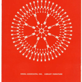 KNOLL. Herbert Matter [Designer]: KNOLL ASSOCIATES, INC., LIBRARY FURNITURE. New York: Knoll Associates, Inc., [c. 1966].