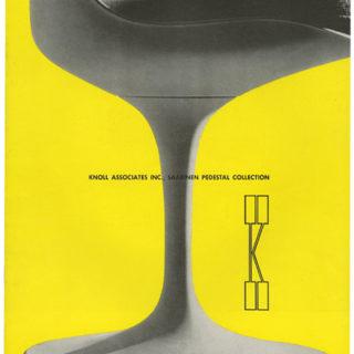 KNOLL. Herbert Matter [Designer]: SAARINEN PEDESTAL COLLECTION. New York: Knoll Associates, Inc., 1966.
