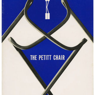 KNOLL. Herbert Matter [Designer]: THE PETITT CHAIR. New York: Knoll Associates, Inc., 1966.