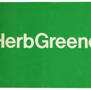 Greene, Herb: DESIGN BY HERB GREENE. Berkeley, CA: Self-published, 1981.