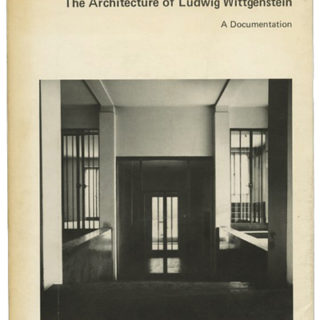 WITTGENSTEIN, LUDWIG. Bernhard Leitner: THE ARCHITECTURE OF LUDWIG WITTGENSTEIN [A Documentation with Excerpts from the Family Recollections by Hermine Wittgenstein]. Halifax / London, 1973. (Duplicate)