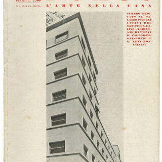 DOMUS. Gio Ponti [Editor]: DOMUS [L’Arte Nella Casa]. Milano: Editoriale Domus, Guigno 1930.