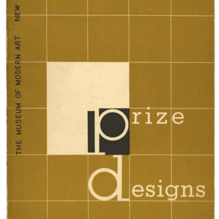 Kaufmann, Edgar, Jr.: PRIZE DESIGNS FOR MODERN FURNITURE [from the International Competition for Low-Cost Furniture Design]. New York: Museum of Modern Art, 1950.