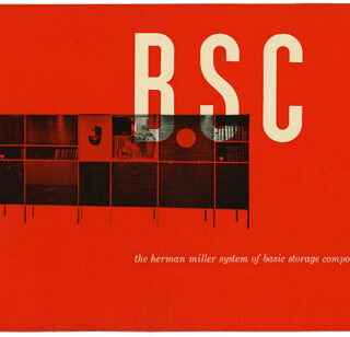 Herman Miller Furniture Company: BSC: THE HERMAN MILLER SYSTEM OF BASIC STORAGE COMPONENTS. Zeeland, MI, 1949.