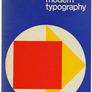 Spencer, Herbert: PIONEERS OF MODERN TYPOGRAPHY. New York: Hastings House, 1970. First American edition.