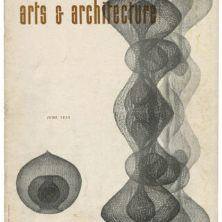 ARTS AND ARCHITECTURE, June 1952. Cover by Ruth Lanier [Asawa]; Isamu Noguchi; Yoshiro Taniguchi.